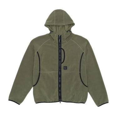 Imagem de Moletom Canguru Volcom Fleece Nomaa Wintermoss, M, Verde