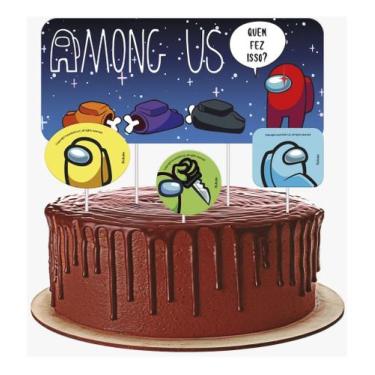 Imagem de Kit Aniversário Among Us - Sua Festa Cheia De Mistérios!  - Festcolor