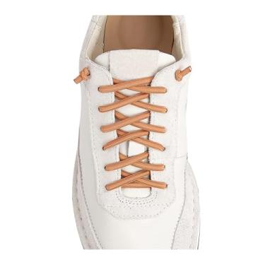 Imagem de VEILLEONG 2 pares de cadarços elásticos sem amarração para tênis, tamanho único para crianças e adultos, 2 pares, marrom