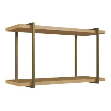Imagem de Nicho Aereo Aberto 80 cm com Metal para Quarto 100% MDF - GenialFlex Q