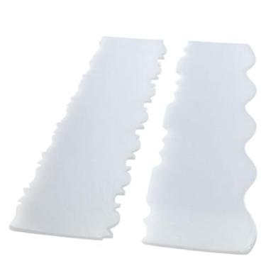 Imagem de ESPÁTULA DECORATIVA POLIETILENO 23x6,5CM 2 PEÇAS KIT-21 - SOLRAC