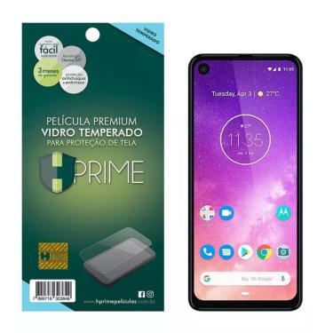 Imagem de Película HPrime para Motorola One Vision / One Action - Vidro Temperado Transparente
