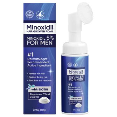 Imagem de Minoxidil Foam Artimore 5% para o crescimento do cabelo de homens e mulheres
