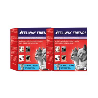 Imagem de Kit 2 Unidades Feliway Friends - 2 Aparelho difusor + 2 Refil 48ml