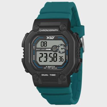 Imagem de Relógio X-Watch Masculino Ref: Xgppd186 Bxax Retangular Digital