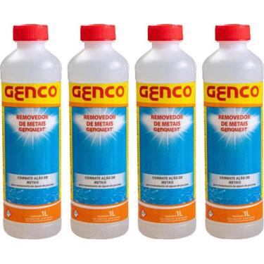 Imagem de Kit 4 Removedor de Metais 1L GENQUEST GENCO
