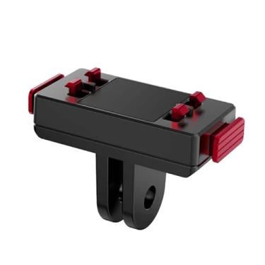 Imagem de SZZCNOX Adaptador magnético de expansão de sapata fria com base de liberação rápida para Insta360 Ace/Ace Pro/Ace Pro 2, suporte base de fecho de metal de duas garras compatível com acessórios de
