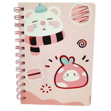 Imagem de Agenda Espiral Anotações 80 Páginas Animais Capa 3 - Quanhe