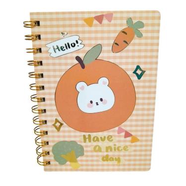 Imagem de Agenda Espiral Anotações 80 Páginas Animais Capa 7 - Quanhe