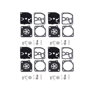 Imagem de Kit de reparo de carburador para Jonsered 2041 2045 2050 parceiro 400 410 450 460 490 acessórios de equipamentos elétricos peças de motosserra (4 conjuntos)