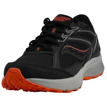 Imagem de Saucony Tênis de corrida masculino Cohesion 14 Road, Preto/tomate, 10.5