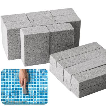 Imagem de LFUTARI 16 Peças De Pedra-Pomes Para Piscinas, 2 Tamanhos Bloco Limpeza Pedra Azulejos Spa, Cozinha, Banheiro, Remoção Manchas E Ferrugem