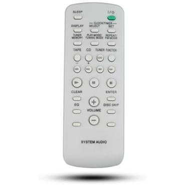 Imagem de Controle remoto de substituição compatível com sistema de componentes micro Hi-Fi Sony MHC-EC78 HCD-EC78 RM-SC55 HCD-ZX6