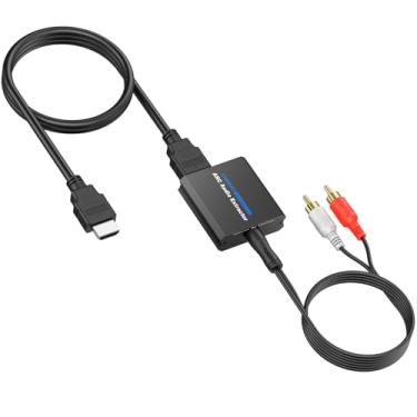 Imagem de CAMWAY Conversor de áudio ARC, ARC para saída de áudio de 3,5 mm, extrator de áudio ARC192KHz, chip amplificador de áudio integrado (não para interface HDMI eARC)