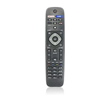 Imagem de JISOWA Controle remoto de substituição universal para Philips Smart TV 50PFL5603/F7 NH500UP URMT41JHG006 URMT41JHG003 58PFL4609/F7 55PFL5601/F7 55PFL5402/F7 55PFL6900/F7 55PFL6900/F7 55PFLFL5402/F7