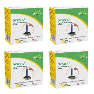 Imagem de Tiras/fitas Reagentes Bioland G423s 200 Unid (4cxs C/50)