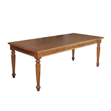 Imagem de Mesa De Jantar Rústica Retangular 270X100Cm Francisca - Castanho - Marrom