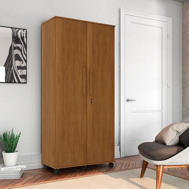 Imagem de Armário Organizador Multiuso 2 Portas Gold - Amêndoa - Cor: Marrom
