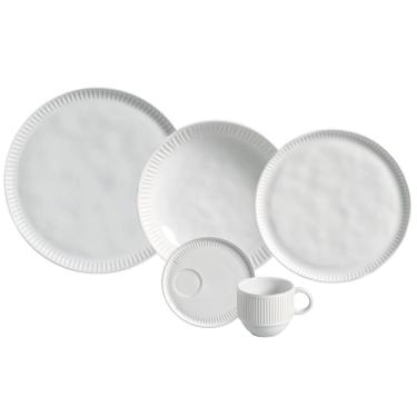 Imagem de Aparelho De Jantar 30 Peças Linhas New White Porto Brasil