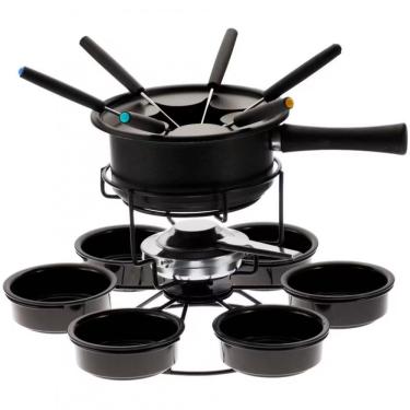 Imagem de Aparelho De Fondue Giratório Forma Aspen 16 Peças Preto
