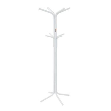 Imagem de Cabideiro De Chão Em Tubo De Aço Branco