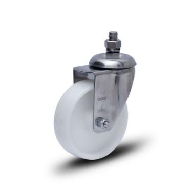 Imagem de Rodízio Inox 5 Polegadas 170kg Sem Freio Furo Passante