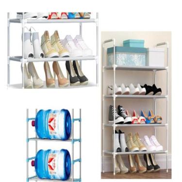 Imagem de Estante sapateira multiuso organizador brinquedos lavanderia quarto sa