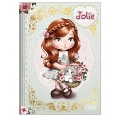Imagem de Caderno Colegial Brochura Jolie 160 Folhas Tilibra 1047471