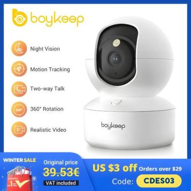 Imagem de Boypet 2K WiFi Câmera Para Animais De Estimação 5G 24GHz 360 graus Pan
