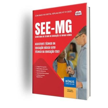 Imagem de Apostila SEE-MG - Assistente Técnico da Educação Básica (ATB) / Técnic