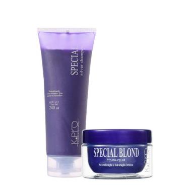 Imagem de Kit K.Pro Special Silver Shampoo Desamarelador + Máscara Blond (2 prod