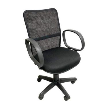 Imagem de Cadeira De Escritório Giratória Executiva Preta LG Flex - NoBrand