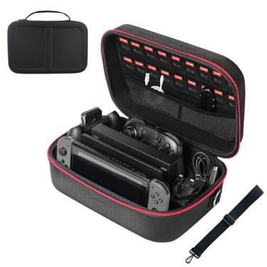 Imagem de Fuimllar Capa Para Switch Nintendo 2, Bolsa De Viagem Portátil Com Proteção Total E Armazenamento 20 Cartões Jogo, Controle 2 (Versão 2025) Outros Acessórios