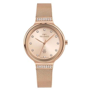 Imagem de Relógio Technos Feminino Slim Rosé - Gl32be-1j Gl32be-1j