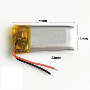 Imagem de Bateria 3.7v 125 Mah 4mm X12mm X24mm 2 Fios Pl401323 - bgb