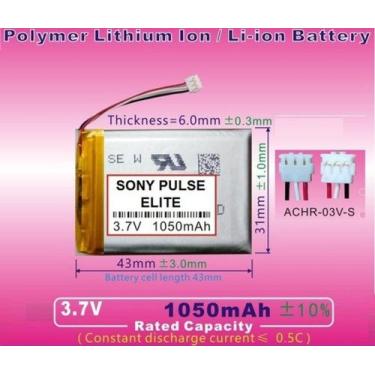 Imagem de Bateria Carga Headset  Pulse Elite 7.1 Com Conector - bgb