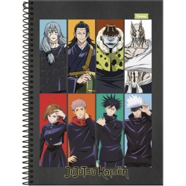 Imagem de Caderno Universitario 10 Materias Jujutsu Kaisen - Foroni