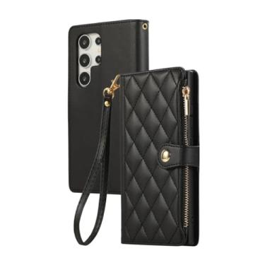 Imagem de MVVKKY Capa tipo carteira para Galaxy A25 5G (para Galaxy A25 5G/preto)