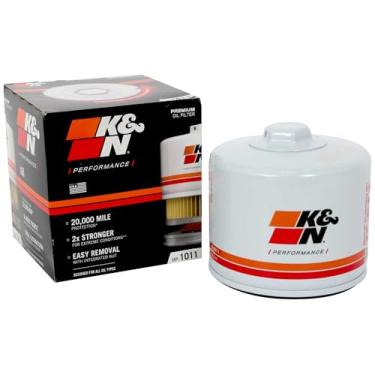 Imagem de K&N Filtro de óleo premium: protege seu motor: compatível com modelos de veículos Chevrolet/GMC/Oldsmobile/Pontiac (veja a descrição do produto para lista completa de veículos compatíveis), HP-1011