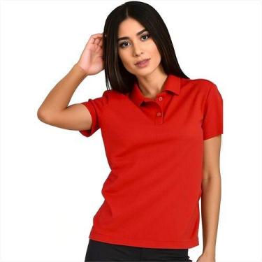 Imagem de Camisa Polo Feminina Camiseta Gola Atacado Uniforme Piquet - Vesttuari