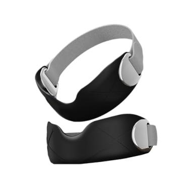 Imagem de Kokiya 2 peças de cinta de patela para joelho, cintas de patela para fitness, suporte de joelho para corrida, proteção para futebol, vôlei, idosos, Preto