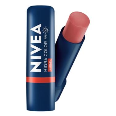 Imagem de NIVEA Hidratante Labial Hidra Color Coral 4,8g - Combinação de cor intensa com o cuidado confiável