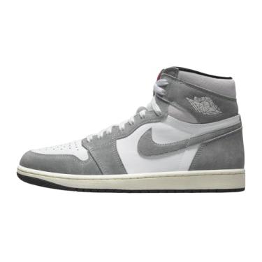 Imagem de Tênis masculino Jordan 1 Retro High Og, Preto/Vermelho Fogo - Branco, 40 BR