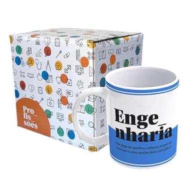 Imagem de Caneca De Porcelana Profissões - Engenharia