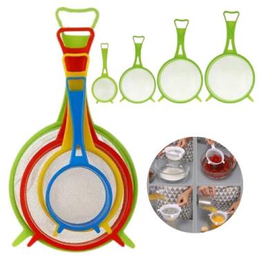 Imagem de Conjunto De Peneiras Cozinha 4 Unidades Tamanhos Diferentes - bbless