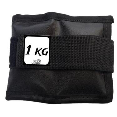 Imagem de Tornozeleira 1kg Profissional Caneleira fisioterapia Academia Treino E