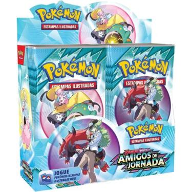 Imagem de Booster c/ 36 pacotes pokemon amigos de jornada - copag