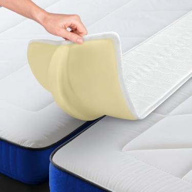 Imagem de LVYSHOW Conversor de cama de solteiro para cama king size, cama de solteiro para king, preenchedor de lacunas King dividido para cama ajustável, 190 x 30 cm
