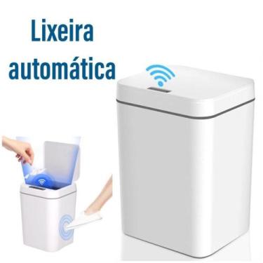 Imagem de Lixeira Automática Luxo Elegância E Praticidade Em Harmonia - Zonne