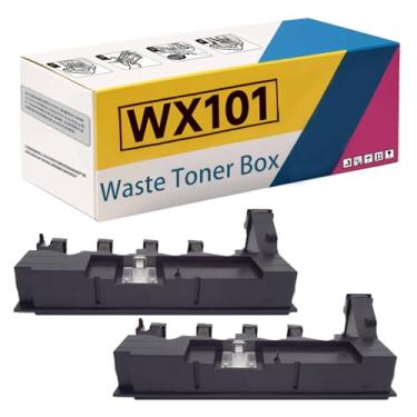 Imagem de Caixa De Recipiente De Toner Descartável WX101 WX-101 Compatível Com Impressoras Para Konica Minolta C220 C280 MFX-C2828 2222c 2822c 3622c 36C6, Alto Rendimento 100.000 Páginas 2Packs